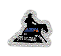 #blametheground Die Cut Sticker